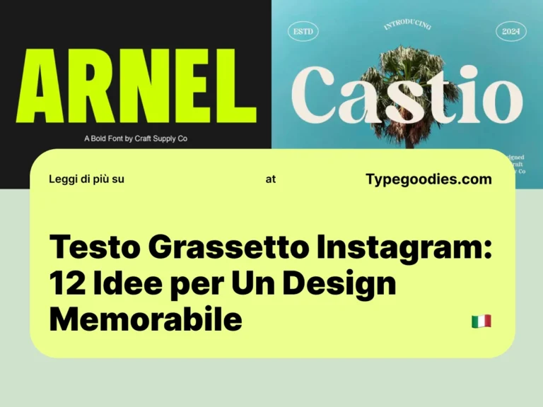 f -Testo Grassetto Instagram_ 12 Idee per Un Design Memorabile