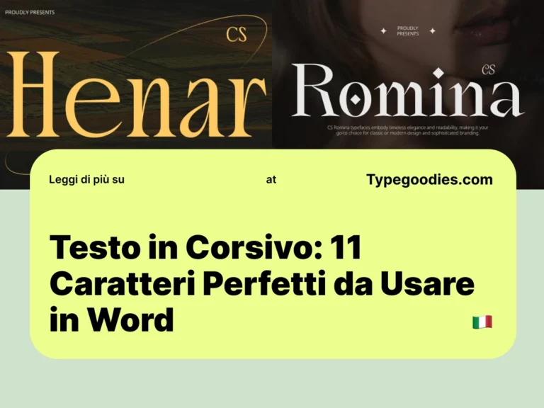 f -Testo in Corsivo_ 11 Caratteri Perfetti da Usare in Word